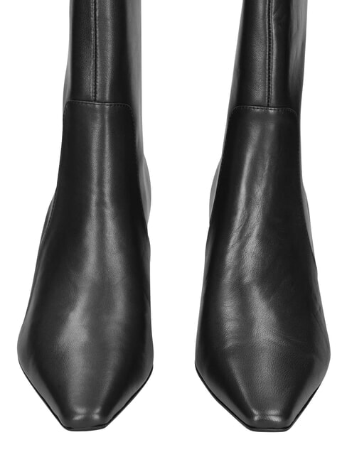 ME25 Ghete din piele pentru gleznă negru - Pantofi femei