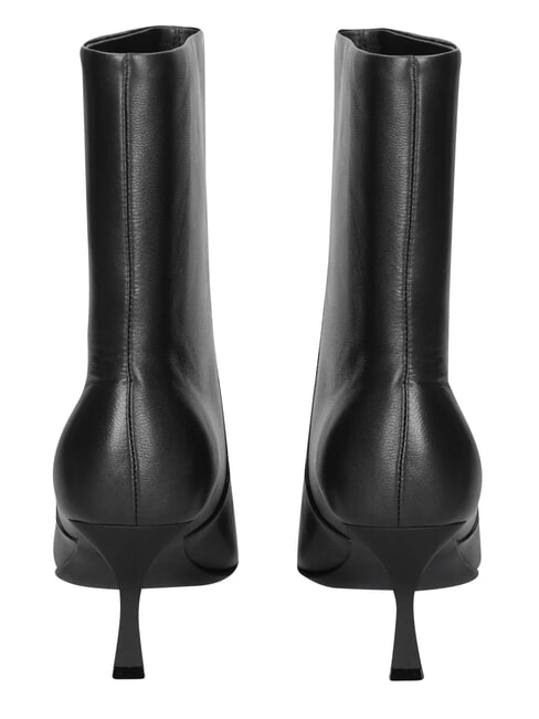 ME25 Ghete din piele pentru gleznă negru - Pantofi femei