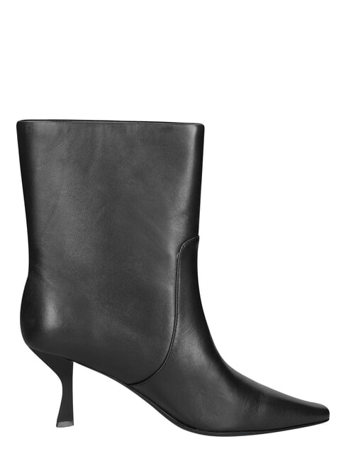 ME25 Ghete din piele pentru gleznă negru - Pantofi femei