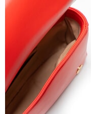 LOVE MOSCHINO EMBOSSED Geantă de m&acirc;nă, cu curea de umăr RED - Genți femei - 5