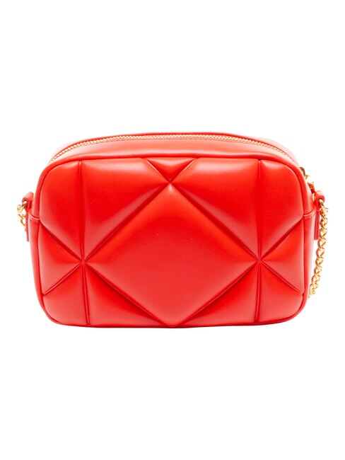 EMBOSSED Geantă de umăr mini RED - Genți femei