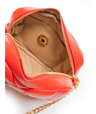 LOVE MOSCHINO EMBOSSED Geantă de umăr mini RED - Genți femei - 5