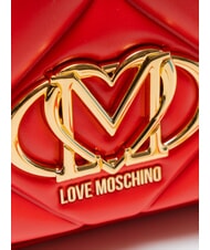LOVE MOSCHINO EMBOSSED Geantă de umăr / geantă crossbody RED - Genți femei - 3
