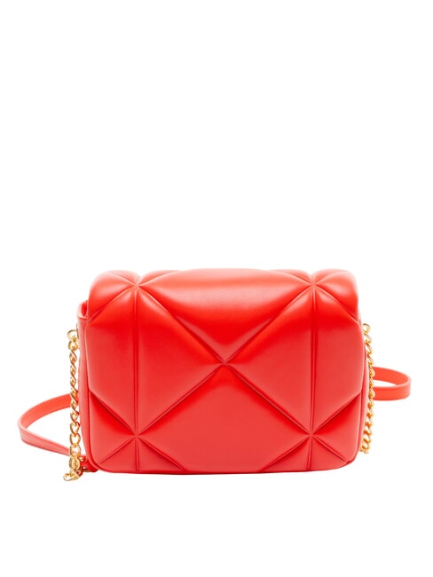 EMBOSSED Geantă de umăr mini RED - Genți femei