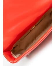 LOVE MOSCHINO EMBOSSED Geantă de umăr mini RED - Genți femei - 5