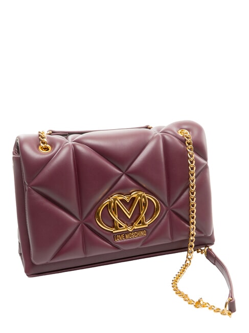 EMBOSSED Geantă de umăr / geantă crossbody vin - Genți femei