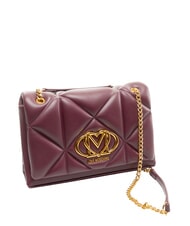 LOVE MOSCHINO EMBOSSED Geantă de umăr / geantă crossbody vin - Genți femei - 2