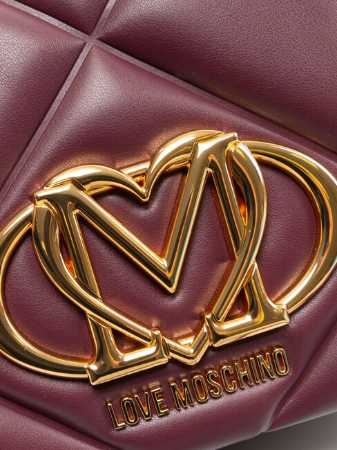 EMBOSSED Geantă de umăr / geantă crossbody vin - Genți femei