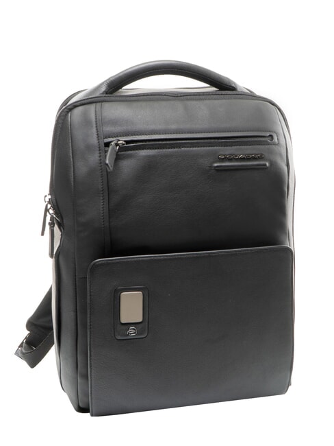 AKRON Rucsac din piele negru - Rucsacuri pentru laptop