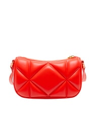 LOVE MOSCHINO EMBOSSED Geantă de umăr, dublă portabilitate RED - Genți femei - 4