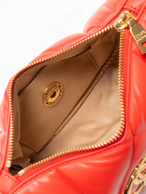 EMBOSSED Geantă de umăr, dublă portabilitate RED - Genți femei