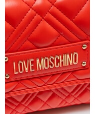 LOVE MOSCHINO QUILTED Geantă de umăr RED - Genți femei - 3