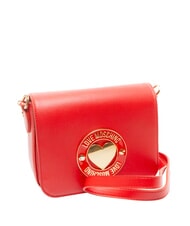 LOVE MOSCHINO CUPID Geantă de umăr mini RED - Genți femei - 2