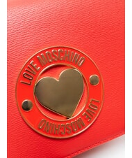 LOVE MOSCHINO CUPID Geantă de umăr mini RED - Genți femei - 3