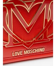 LOVE MOSCHINO LOGO  Geantă de umăr mini RED - Genți femei - 3