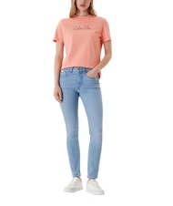 CALVIN KLEIN 20S CLASSIC LOGO Tricou cu m&acirc;necă scurtă portocale - tricou - 5