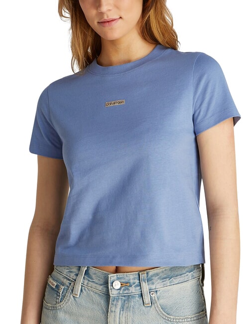 PLACED INSTITUTIONAL Tricou cu m&acirc;necă scurtă albastru - tricou
