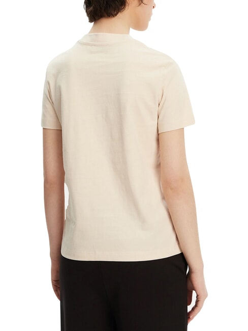 APPLIQUE REGULAR Tricou cu m&acirc;necă scurtă bej - tricou