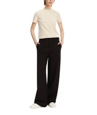 CALVIN KLEIN APPLIQUE REGULAR Tricou cu m&acirc;necă scurtă bej - tricou - 4
