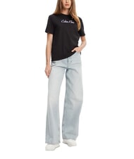 CALVIN KLEIN 20S CLASSIC LOGO Tricou cu m&acirc;necă scurtă negru - tricou - 3
