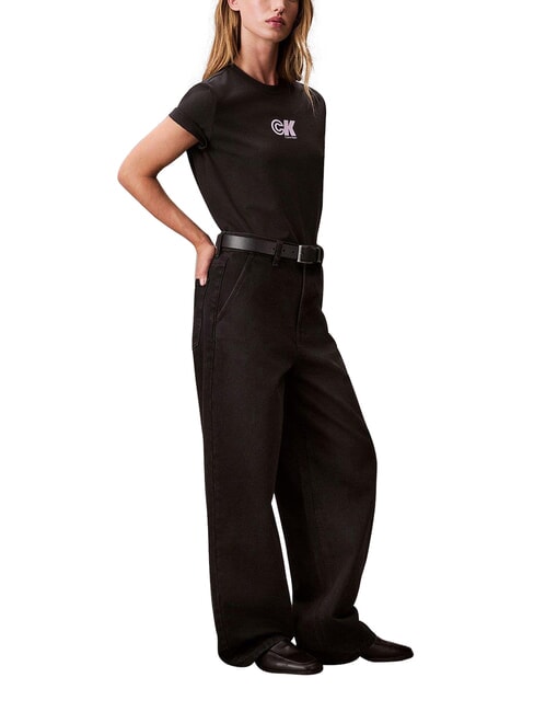 SS ARCHIVIE LOGO Tricou cu m&acirc;necă scurtă negru - tricou