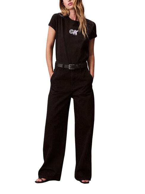 SS ARCHIVIE LOGO Tricou cu m&acirc;necă scurtă negru - tricou