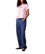 CALVIN KLEIN SS RETRO LOGO GRAPHI Tricou cu m&acirc;necă scurtă roz - tricou - 3