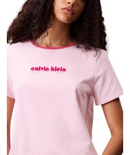 CALVIN KLEIN SS RETRO LOGO GRAPHI Tricou cu m&acirc;necă scurtă roz - tricou - 5