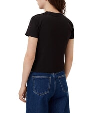 CALVIN KLEIN SCRIPT INSTITUTIONAL Tricou cu m&acirc;necă scurtă negru - tricou - 2