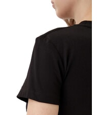 CALVIN KLEIN SCRIPT INSTITUTIONAL Tricou cu m&acirc;necă scurtă negru - tricou - 4
