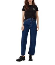 CALVIN KLEIN SCRIPT INSTITUTIONAL Tricou cu m&acirc;necă scurtă negru - tricou - 5
