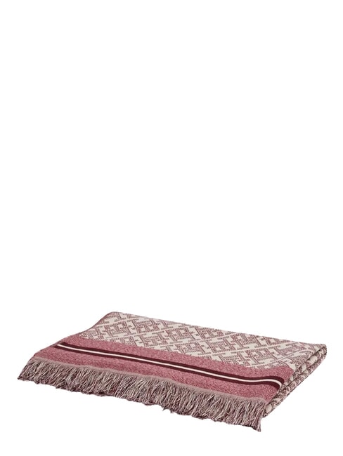 MONOPLAY JACQUARD Eșarfă de l&acirc;nă roşu - Eșarfe