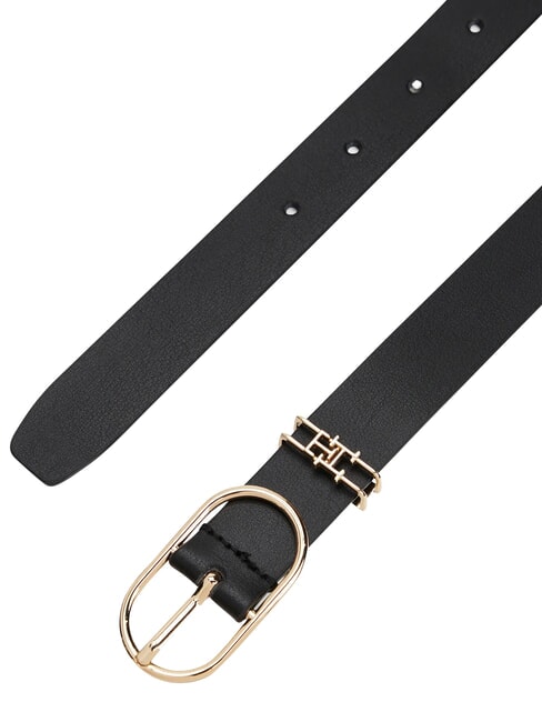 FEMININE Curea de piele negru - Curele