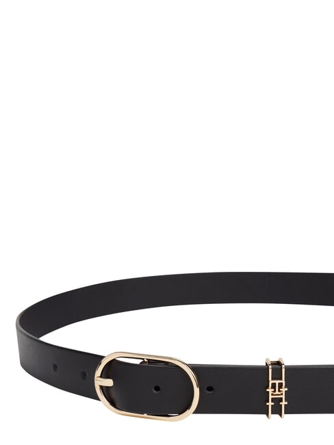 FEMININE Curea de piele negru - Curele