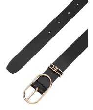 TOMMY HILFIGER FEMININE Curea de piele negru - Curele - 3