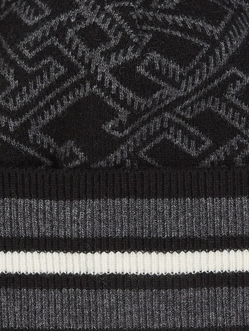MONOGRAM Pălărie de l&acirc;nă negru - Căciuli