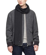 TOMMY HILFIGER FLAG PIMA Eșarfă din bumbac și cașmir gri - Eșarfe - 2