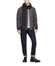 TOMMY HILFIGER FLAG PIMA Eșarfă din bumbac și cașmir gri - Eșarfe - 3