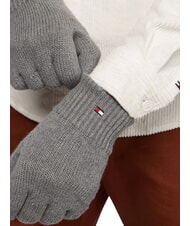TOMMY HILFIGER ESSENTIAL FLAG Mănuși gri - Mănuși - 2