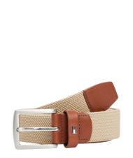TOMMY HILFIGER DENTON ELASTIC Curea țesută pentru bărbați bej - Curele - 3