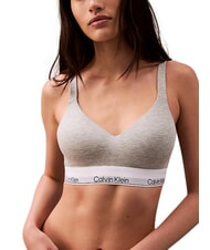 CALVIN KLEIN CK Sutien ușor căptușit gri - Lenjerie de corp pentru femei - 2