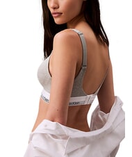 CALVIN KLEIN CK Sutien ușor căptușit gri - Lenjerie de corp pentru femei - 6