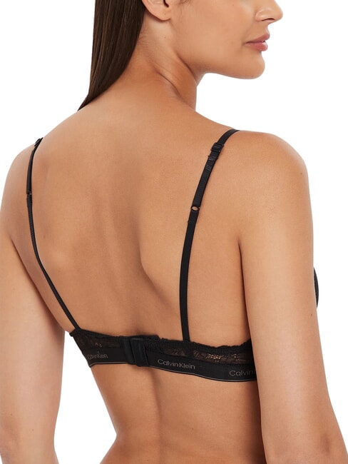 CK Sutien tip bralette din dantelă negru - Lenjerie de corp pentru femei