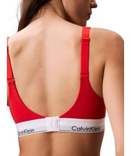 CALVIN KLEIN CK Sutien ușor căptușit roşu - Lenjerie de corp pentru femei - 2