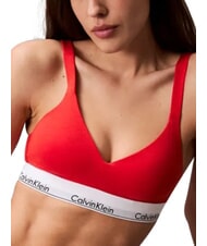 CALVIN KLEIN CK Sutien ușor căptușit roşu - Lenjerie de corp pentru femei - 6