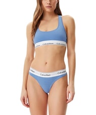 CALVIN KLEIN MODERN COTTON  Bralette albastru - Lenjerie de corp pentru femei - 3