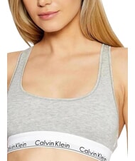 CALVIN KLEIN MODERN COTTON  Bralette gri - Lenjerie de corp pentru femei - 3