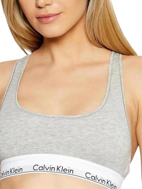 MODERN COTTON  Bralette gri - Lenjerie de corp pentru femei