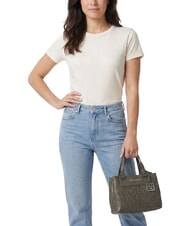 ARMANI EXCHANGE A|X CHARM Geantă mini cu curea de umăr savană - Genți femei - 2