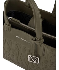ARMANI EXCHANGE LIZ  Geantă de m&acirc;nă, cu curea de umăr savană - Genți femei - 4